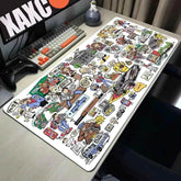 Back To The Future Large Mouse Pad 90x40cm Computer Mousepad Big Keyboard Mat Car Table Carpet Big Desk Mats Rubber Rugs - GiFTiFY