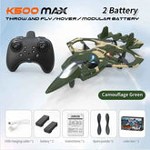 K500MAX Drone Fighter Jet 4k HD Professional Drone Camera WIFI Fpv Aircraft Quadcopte Aerial Photography Drone Birthday Toys