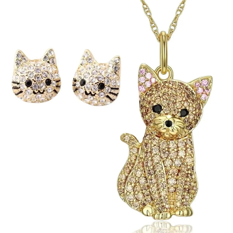 Romantic Double Heart Jewelry Set for Brides - GiFTiFY