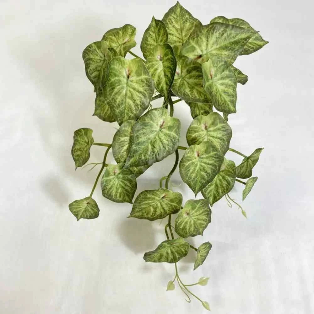 Green Plant Artificial Green Plant Leaves Plastic Realistic