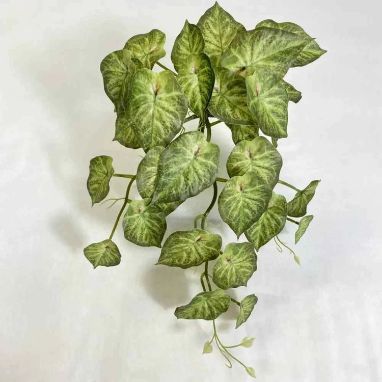 Green Plant Artificial Green Plant Leaves Plastic Realistic