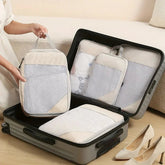3-piece travel compression packing cube, travel bag luggage organizer travel essentials carry-on luggage compression cube GiFiFY