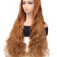 Colored Ginger Blonde 9X6 Glueless Lace Front Human Hair Wig Ready To Go&Wear Glueless Body Wave Lace Wig Burgundy Straight Wigs GiFTiFY