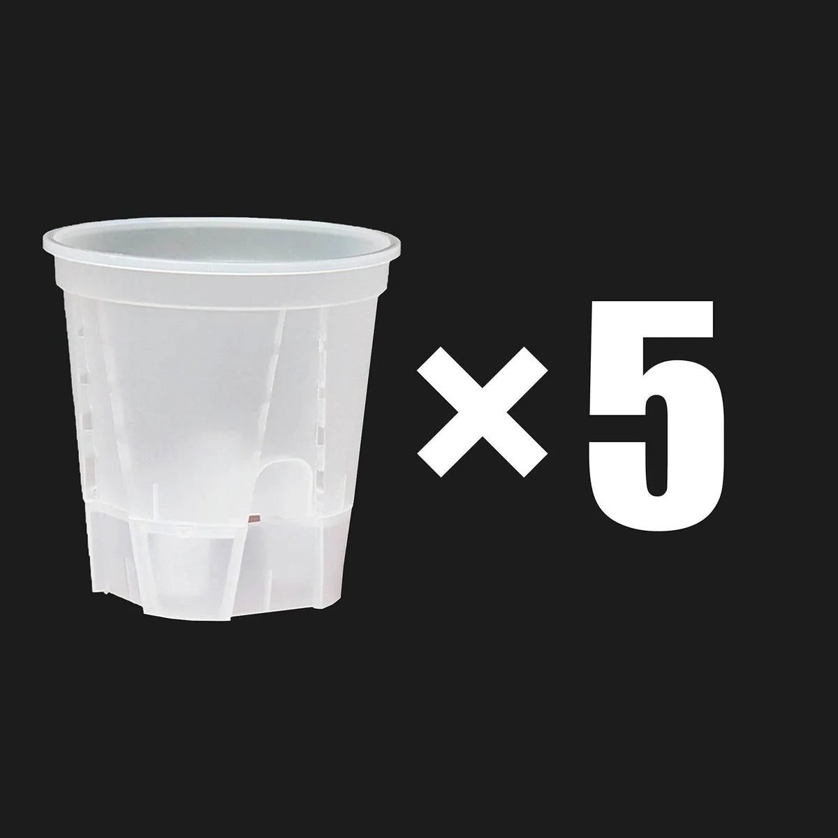 Premium Clear Desktop Resin Flower Pot, Transparent Nurturing Your Green Plants - Suitable for Placing Orchids by DSERS