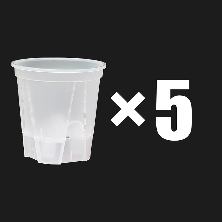 Premium Clear Desktop Resin Flower Pot, Transparent Nurturing Your Green Plants - Suitable for Placing Orchids - GiFTiFY