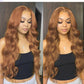 Colored Ginger Blonde 9X6 Glueless Lace Front Human Hair Wig Ready To Go&Wear Glueless Body Wave Lace Wig Burgundy Straight Wigs GiFTiFY