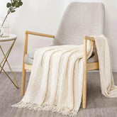 Bohemian Couch Blanket Large Knitted Tassel Throw for Bed Chair Sofa Couch Cover All-Season Blankets Home Decor Soft Comfortable - GiFTiFY