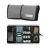 Electronic Organizer Cord Pouch, Travel Cable Charger Phone Accessories Bag Organizer Roll up Tech Carrying Case for USB Cables by GiFiFY