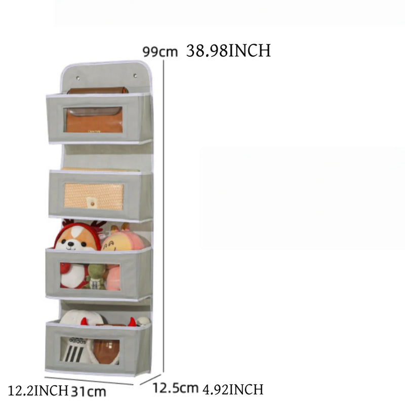 1PC Over-The-Door Hanging Organizer - Extra Large Multi-Layer Storage Bag for Toys Dorm Room Essentials & Closet Organization Sy by GiFiFY
