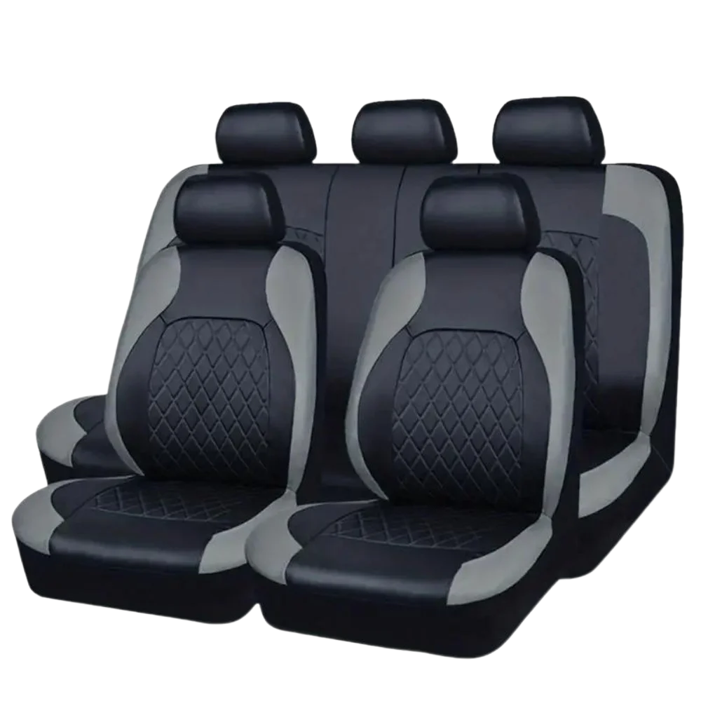 Universal Car Seat Covers PU Black Fashions Sports Seat Covers PU Car Seat Cover Universal Interior Accessories by GiFiFY