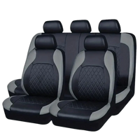 Universal Car Seat Covers PU Black Fashions Sports Cover Universal Interior Accessories
