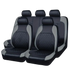 Universal Car Seat Covers PU Black Fashions Sports Seat Covers PU Car Seat Cover Universal Interior Accessories GiFiFY