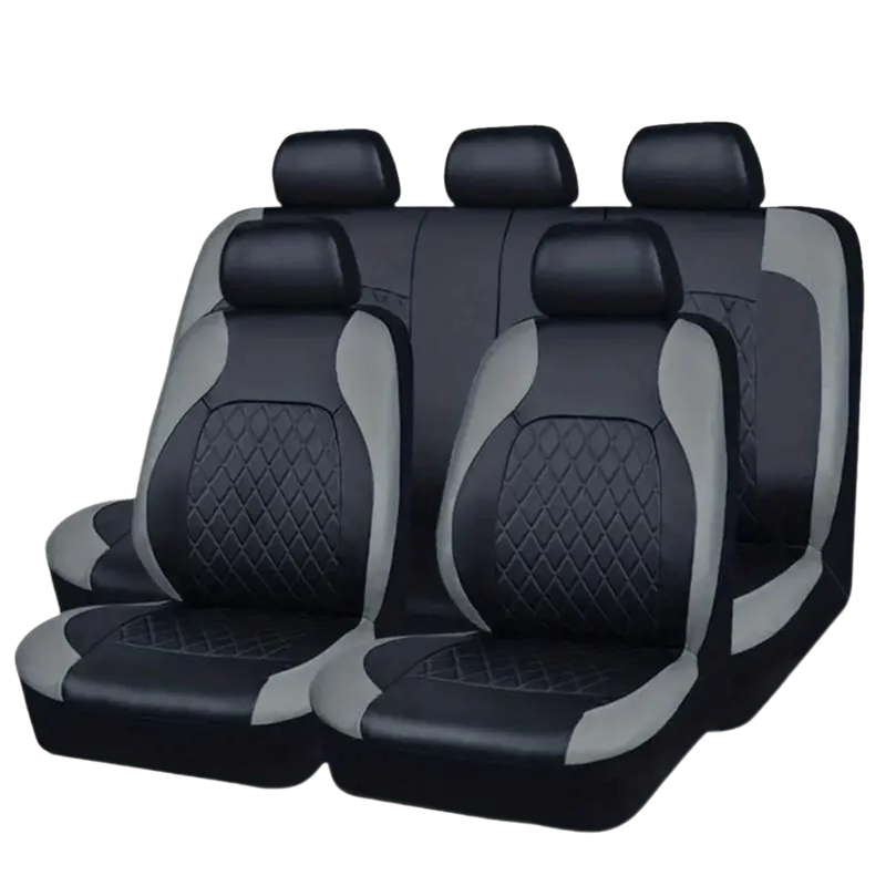 Universal Car Seat Covers PU Black Fashions Sports Seat Covers PU Car Seat Cover Universal Interior Accessories by GiFiFY