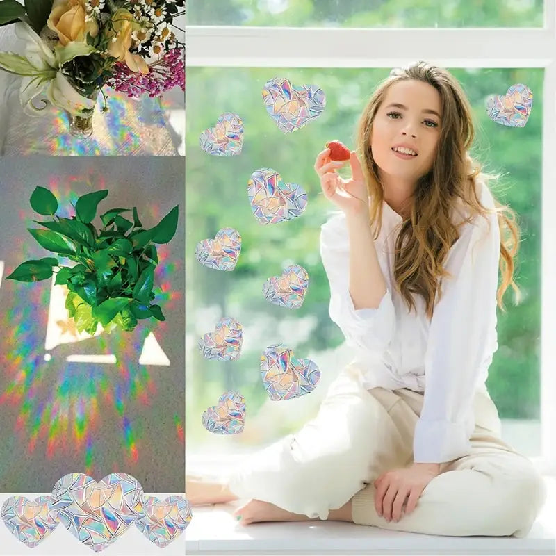 Iridescent Butterfly Sun Catcher Window Stickers