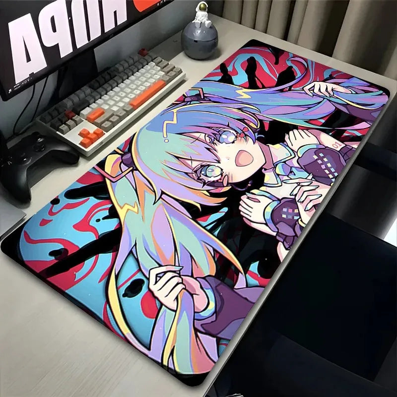 Mouse Pad Rubber Extended Desk Mat PC M-miku Gamer Mouse pads by DSERS