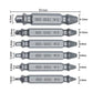 Extractor Double Head Screw Slide Tooth Removal Tool S2 Screwdriver Screwdriver Screwdriver Head Broken Wire Set GiFTiFY
