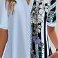 Plus Size Striped Half Sleeve Spring Blouse - GiFTiFY