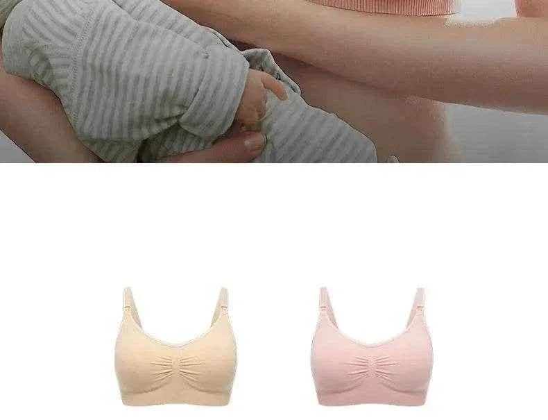 High Quality Plus Size Nursing Bra Breathable Women Breastfeeding Underwear Seamless Maternity Bra Push Up