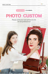 Painting By Numbers Dropshipping Personality Photo Customized DIY Picture Drawing Coloring by Numbers Acrylic cat adult no frame