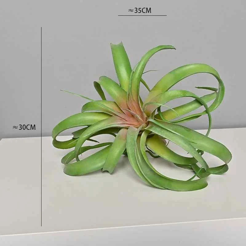 Artificial Green Plant Air Grass Succulent Miniature Potted Garden for Outdoor Desktop Living Room Home Decor