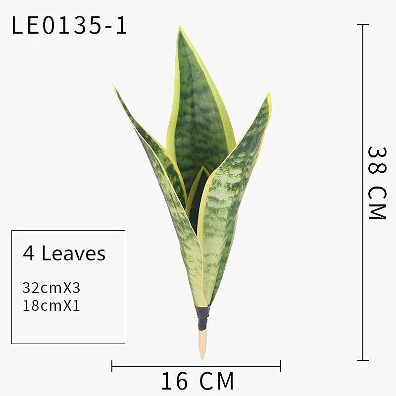 Artificial Succulents Plants House Decoration Accessori Tropical Fake Long Leaf Bonsai Hotel Party Home Decor Photo Props - GiFTiFY