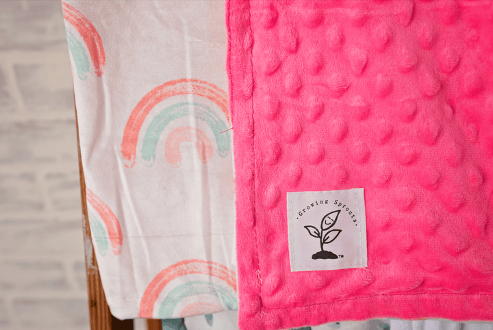 Colorful Creations Minky Blanket - GiFTiFY