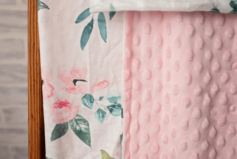 Flowers Forever Minky Blanket by Growing Sprouts