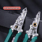 Multifunctional Wire Stripper with Electrical Test Pen Foldable Cable Cutter Crimper Tool, Electrical Folding Pliers for Cutting GiFTiFY