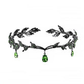 Luxury Crystal Crown Bridal Hair Accessories Wedding Rhinestone Waterdrop Leaf Tiara Crown Headband Frontlet Brides Hair Jewelry - GiFTiFY