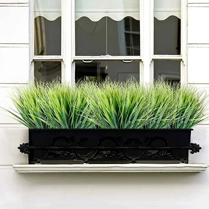1pc Artificial Plant Plastic Persian Fern Flowers Home garden Wedding outdoors Party Balcony Decor Arrangement Festival Diy gift by DSERS