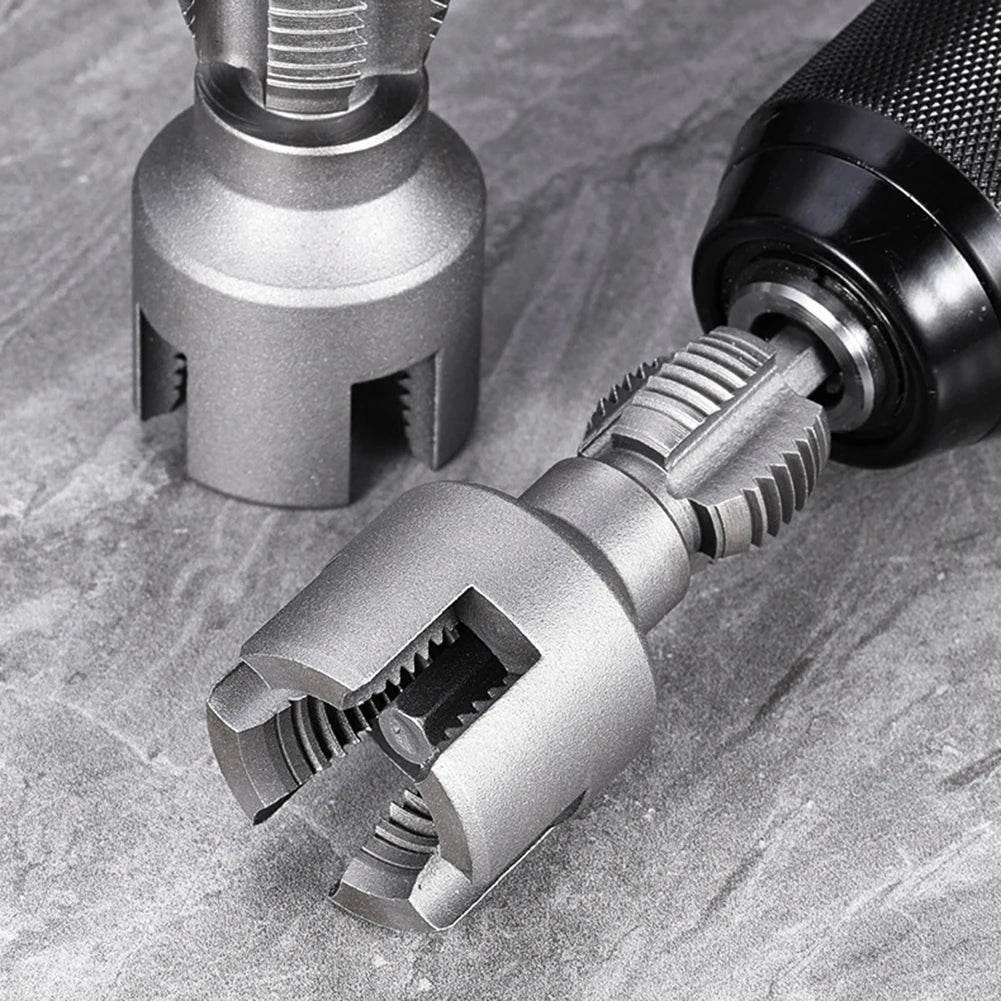 20/25mm water pipe thread opener with integrated jaws for PPR/PVC, drill-ready tool
