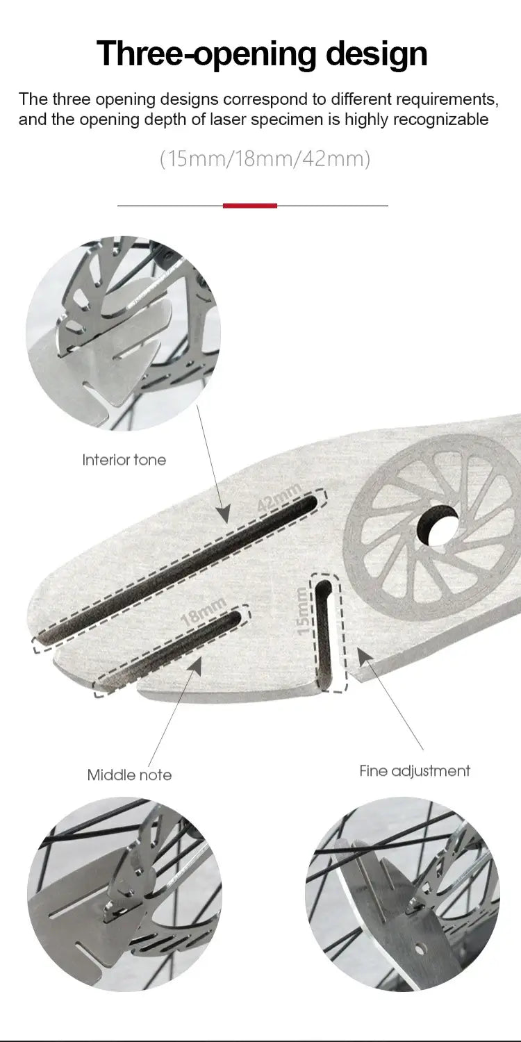 Bicycle Tool Disc Brake Rotor Alignment Truing Tools MTB Flattening Correction Wrench Stainless Steel Bike Repair Tool