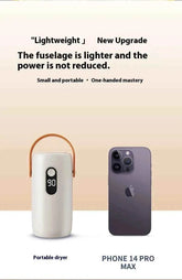 Portable Clothes Dryer Compact Electric Drying Machine for Home Foldable Clothes Dryer Convenient clothing drying in dormitories - GiFTiFY