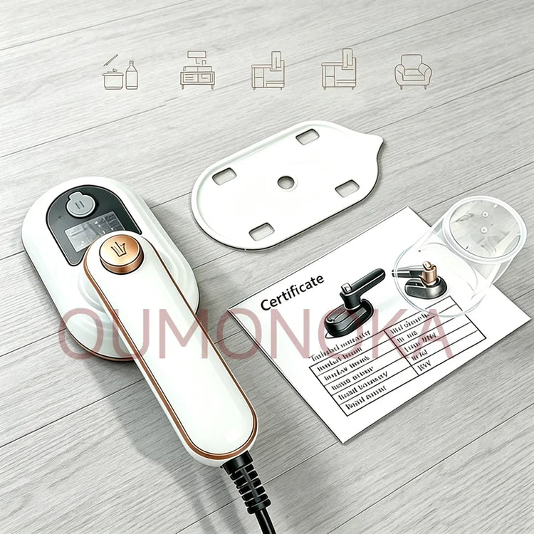 Handheld Vertical Steam Iron Clothing Plate Makeup Iron for Clothes Voor Mini ironing Machine Portable Travel Garment Steamer by GiFiFY