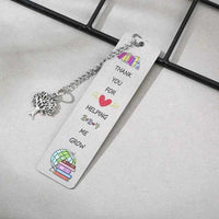 Color Cartoon Metal Bookmark Pendant Retro Book Clip Markers Student Gift Stationery Teacher