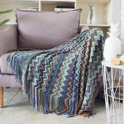 Boho Bed Plaid Blanket Geometry Aztec Baja Blankets Ethnic Sofa Cover Slipcover Decor Throw Wall Hanging Tapestry Rug Cobertor - GiFTiFY
