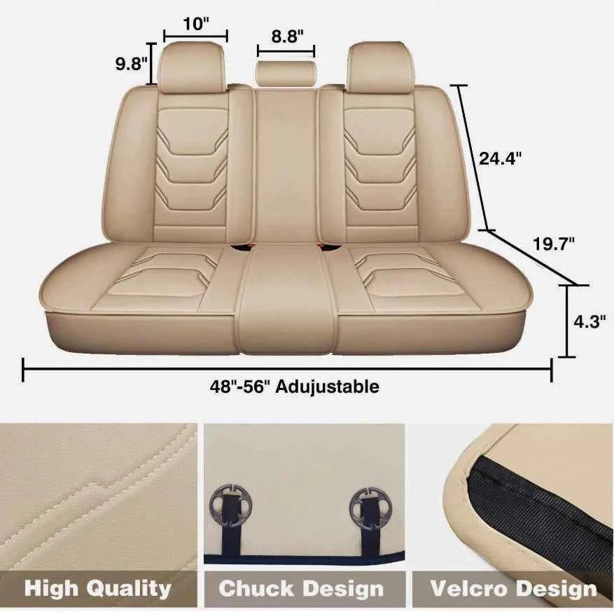 Full Set Car Seat Covers 5-Seats Rear & Front Auto Seat Cover Protection For Lexus by GiFiFY