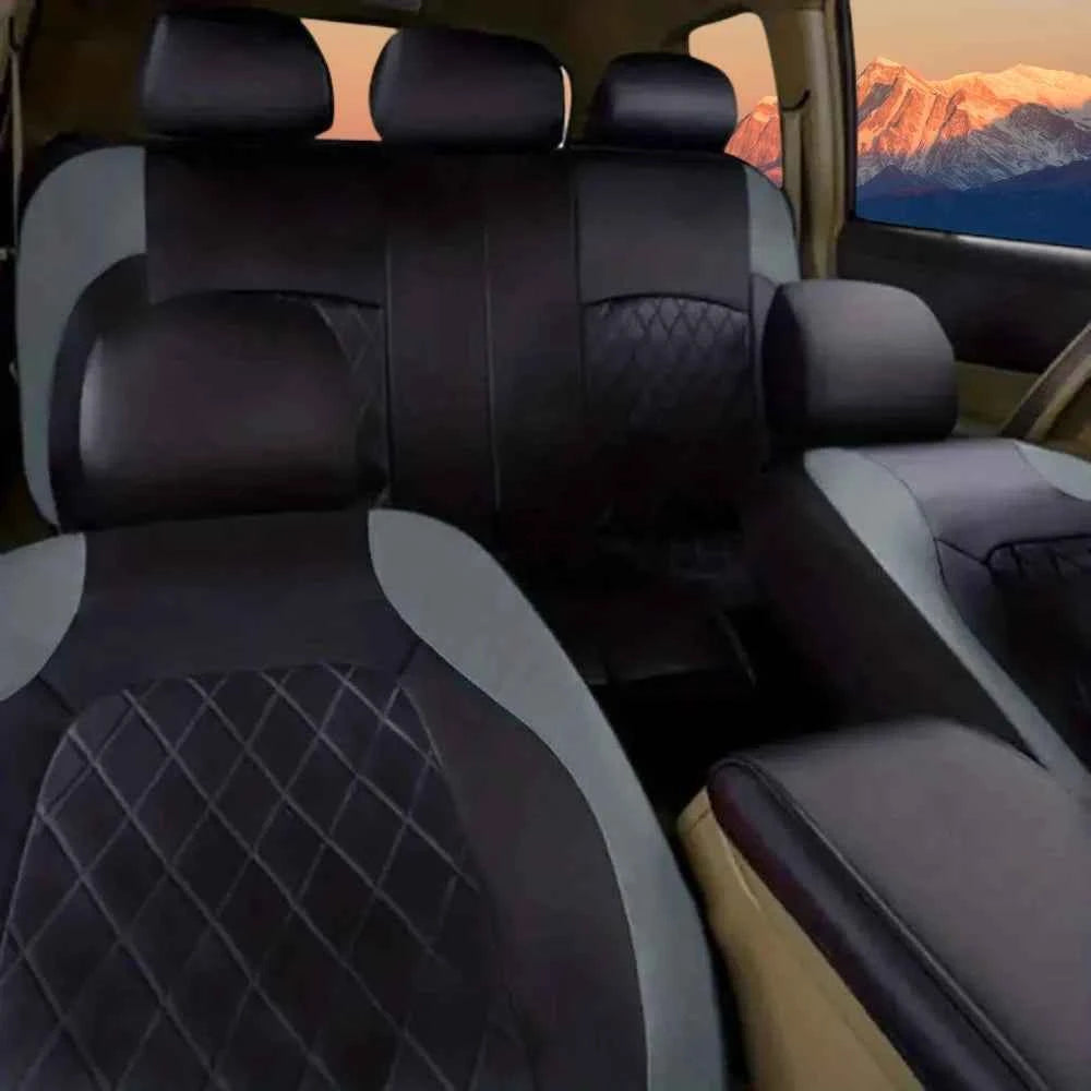 Universal Car Seat Covers PU Black Fashions Sports Seat Covers PU Car Seat Cover Universal Interior Accessories by GiFiFY