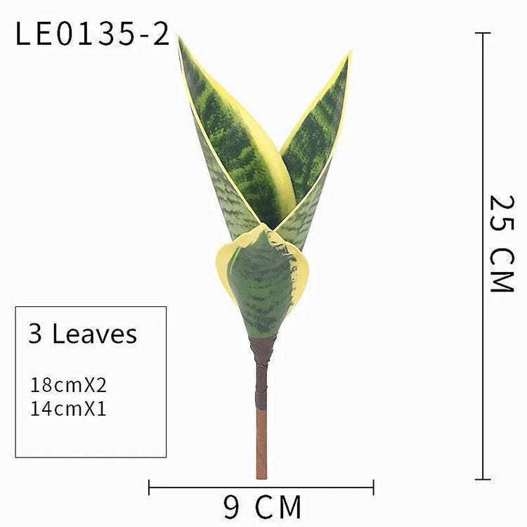 Artificial Succulents Plants House Decoration Accessori Tropical Fake Long Leaf Bonsai Hotel Party Home Decor Photo Props - GiFTiFY