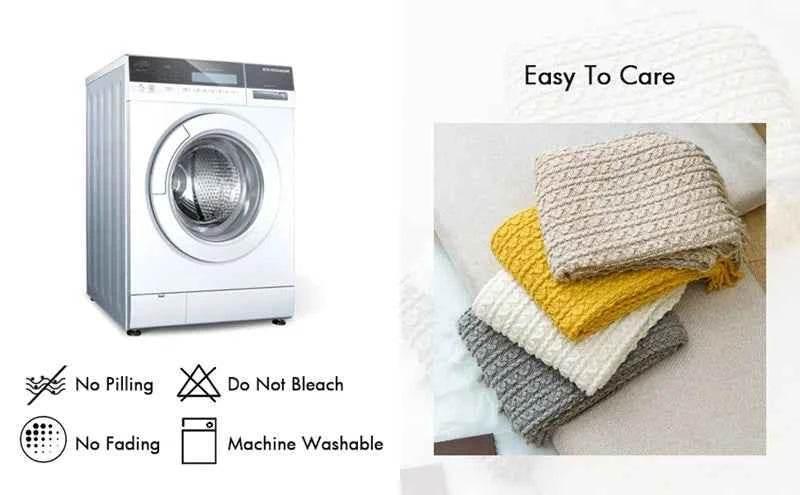 Bohemian Couch Blanket Large Knitted Tassel Throw for Bed Chair Sofa Couch Cover All-Season Blankets Home Decor Soft Comfortable - GiFTiFY