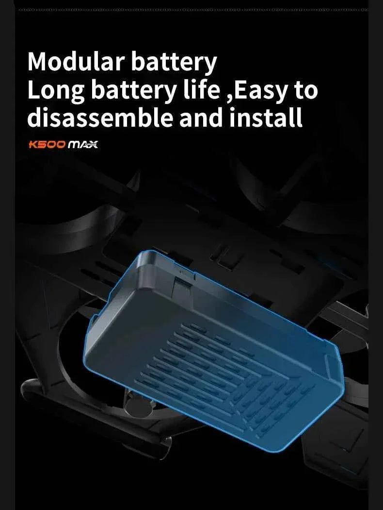 K500MAX Drone Fighter Jet 4k HD Professional Drone Camera WIFI Fpv Aircraft Quadcopte Aerial Photography Drone Birthday Toys