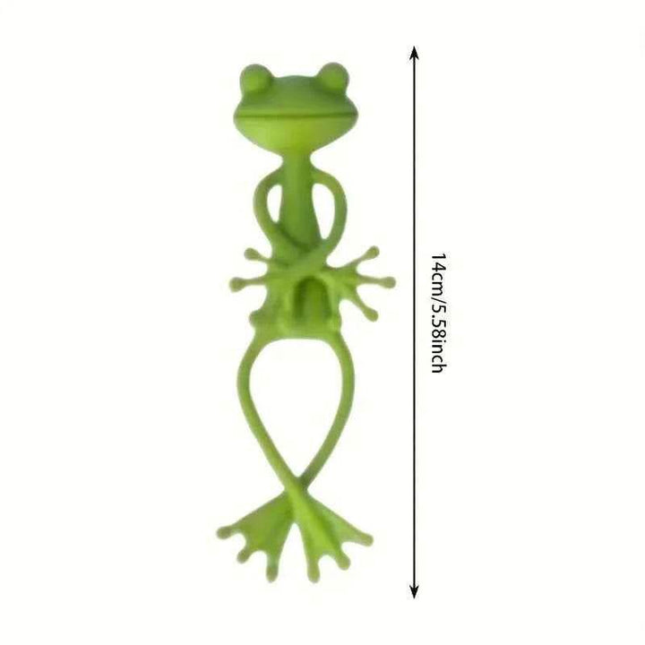 1/2/5pcs Frog Plant Stand Green Frog Plant Supports Cute Stable Support for Small Potted Plants Succulents Planter Decorations - GiFTiFY