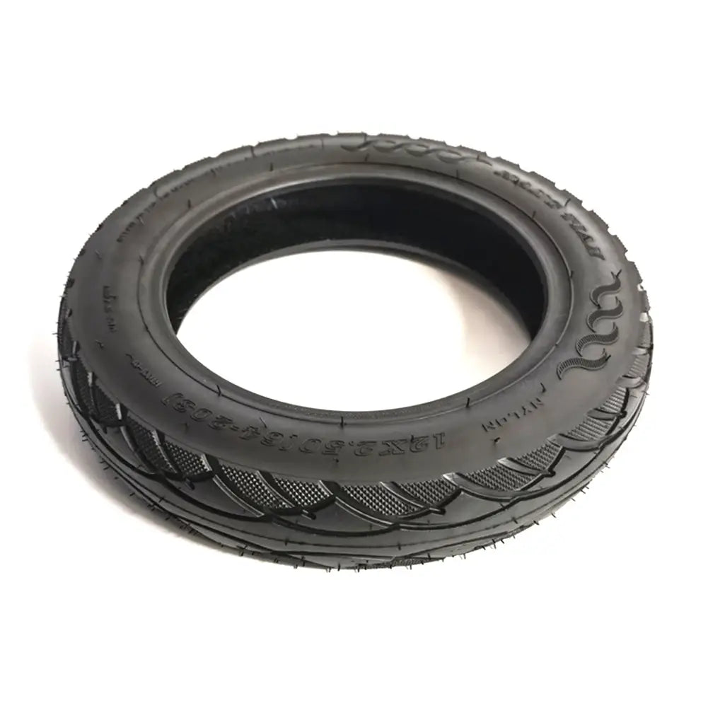 Two Black Electric Scooter 12x2 Tubeless Tyres