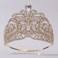 European Miss Universe Big Forest Crystal Wedding Crowns Cubic Zircon Crown Queen Rhinestone Tiara Party Stage Show Hair Jewelry GiFTiFY
