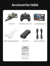 K500MAX Drone Fighter Jet 4k HD Professional Drone Camera WIFI Fpv Aircraft Quadcopte Aerial Photography Drone Birthday Toys