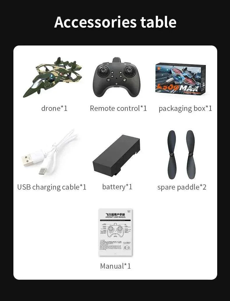 K500MAX Drone Fighter Jet 4k HD Professional Drone Camera WIFI Fpv Aircraft Quadcopte Aerial Photography Drone Birthday Toys Jet Fighter Toy by DSERS