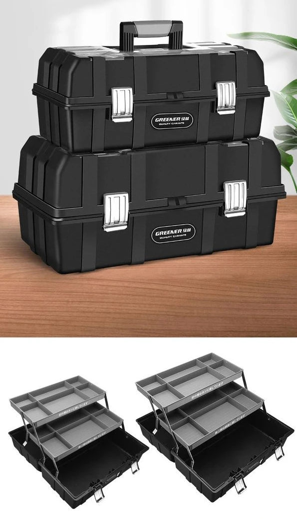 Tools Organizer Box Garage Professional Plastic Tool Case Box Electrician Storage Multifunctional Outdoor Waterproof Garage GiFTiFY