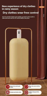 Portable Clothes Dryer Compact Electric Drying Machine for Home Foldable Clothes Dryer Convenient clothing drying in dormitories - GiFTiFY