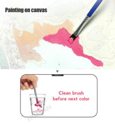 HUACAN Custom Photo Paint By Numbers Pets Child Diy Kit Picture For Living Room Home Decoration - GiFTiFY