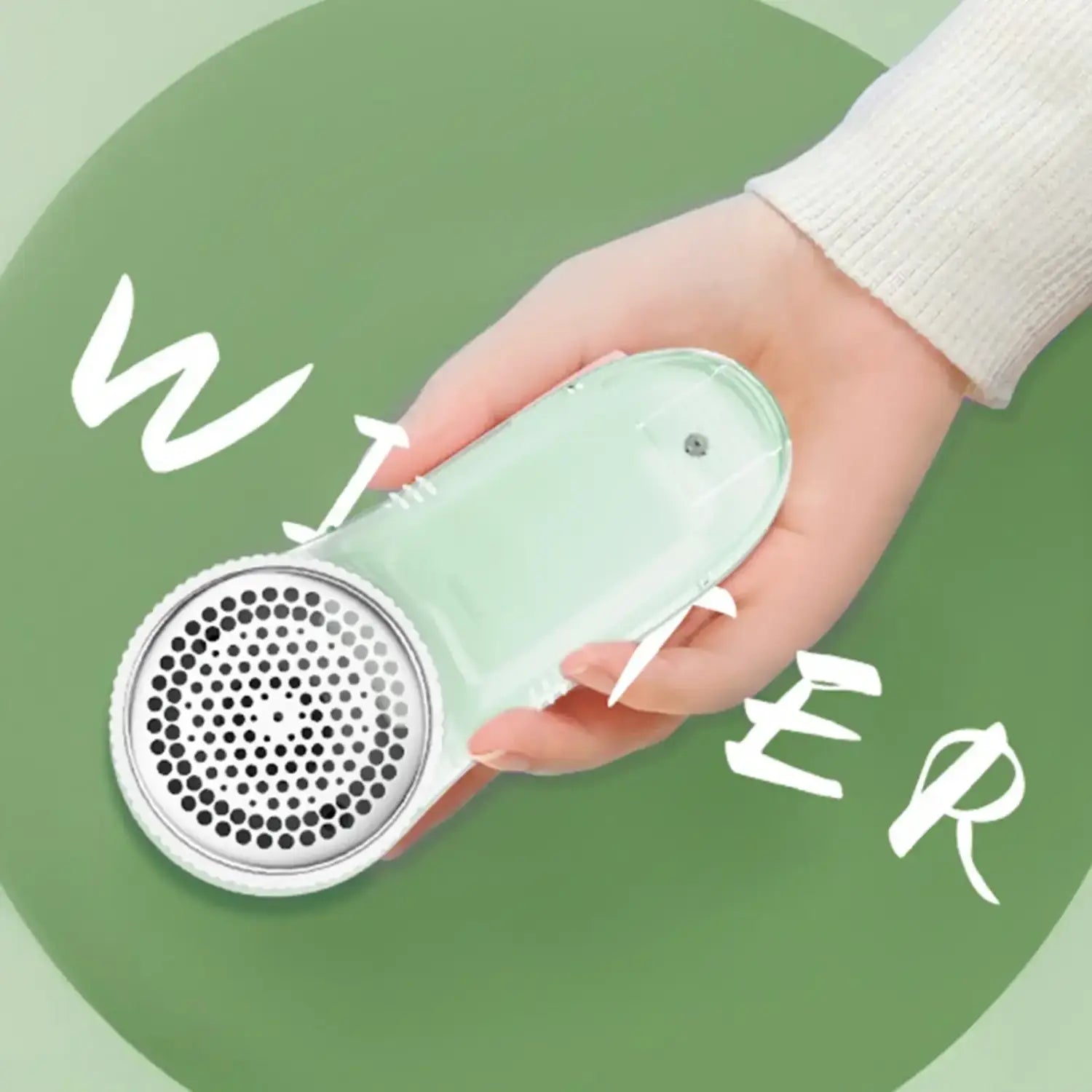 Mint Green Electric Clothing Lint Remover